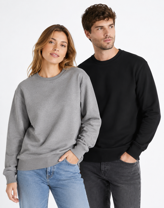 Sudadera de Cuello Redondo Personalizada - Impresión DTF
