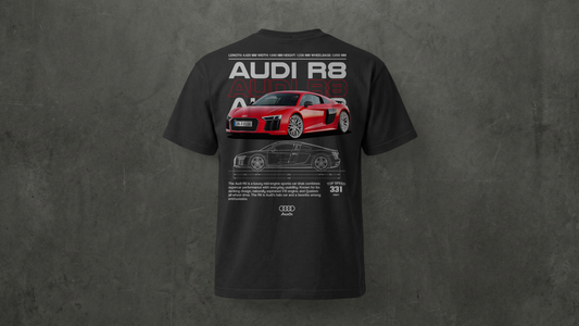 Camiseta Audi R8 – Potencia, elegancia y espíritu