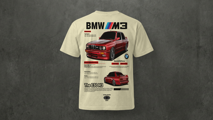 Camiseta BMW E30 M3 – Un icono clásico del automovilismo