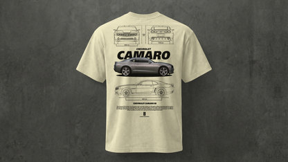 Camiseta de manga corta-Chevrolet Camaro SS