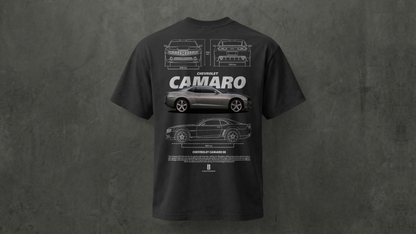 Camiseta de manga corta-Chevrolet Camaro SS