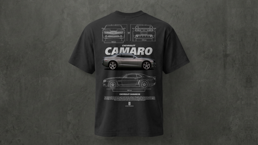 Camiseta de manga corta-Chevrolet Camaro SS
