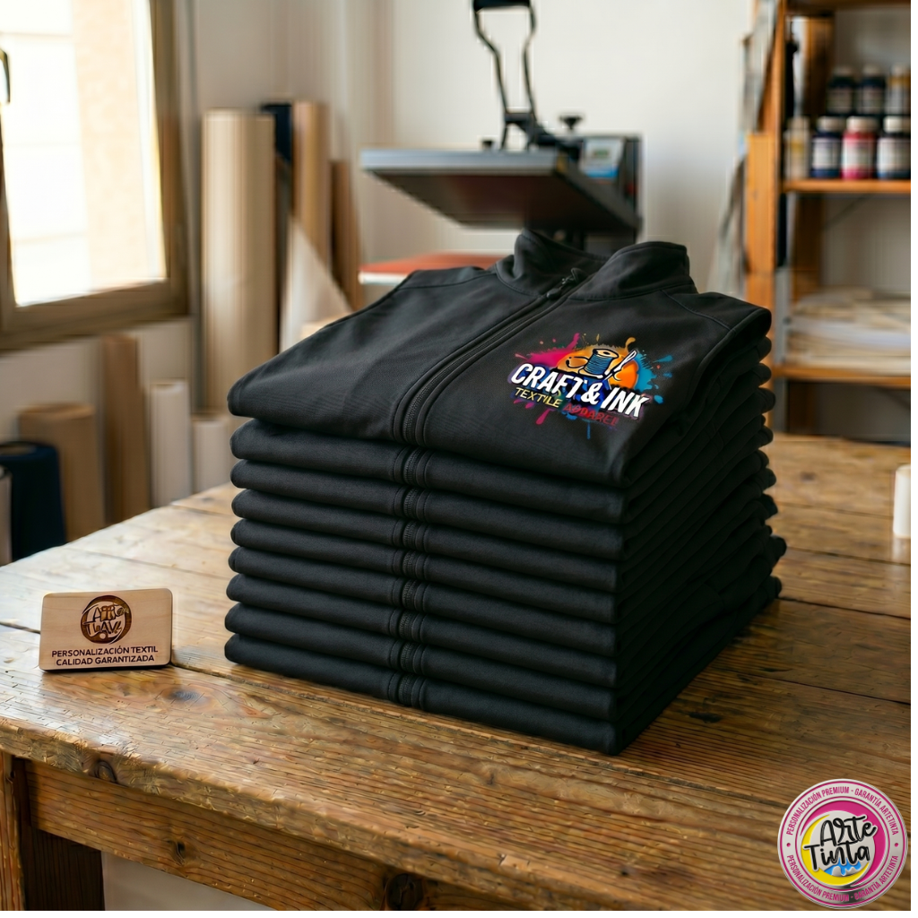 Pack 10 Chalecos Softshell Personalizados - Uniformidad Premium DTF