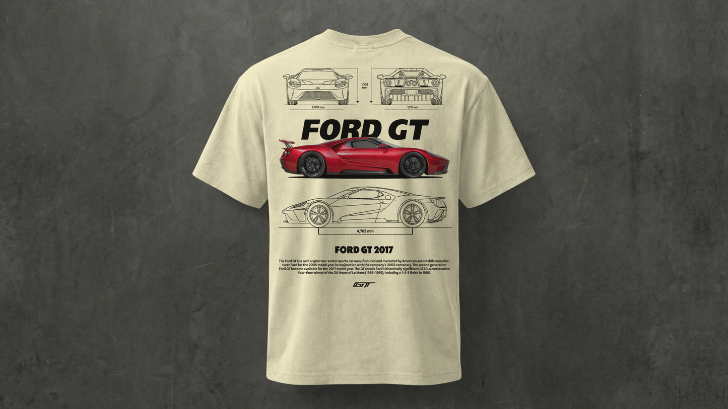 Camiseta de manga corta-Ford GT