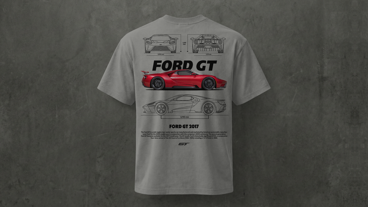 Camiseta de manga corta-Ford GT