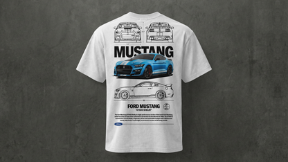 Camiseta de manga corta-Ford Mustang GT500 Shelby