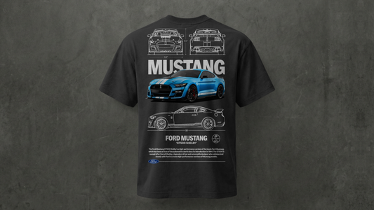 Camiseta de manga corta-Ford Mustang GT500 Shelby
