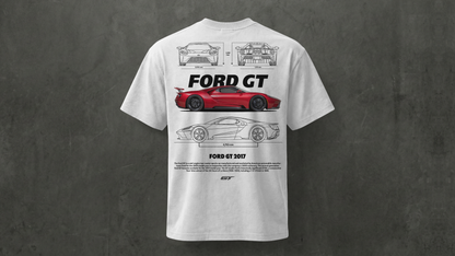 Camiseta de manga corta-Ford GT