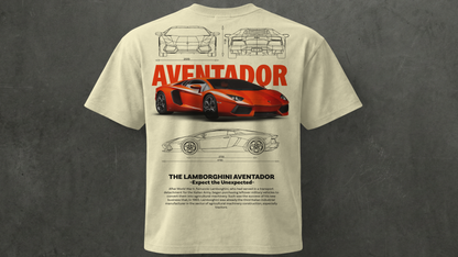 Camiseta de manga corta-Lamborghini Aventador
