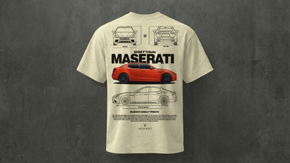 Camiseta de manga corta-Maserati Ghibli