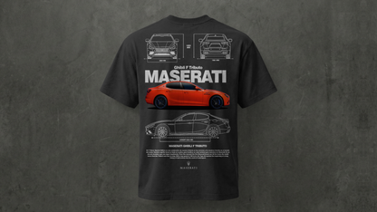 Camiseta de manga corta-Maserati Ghibli