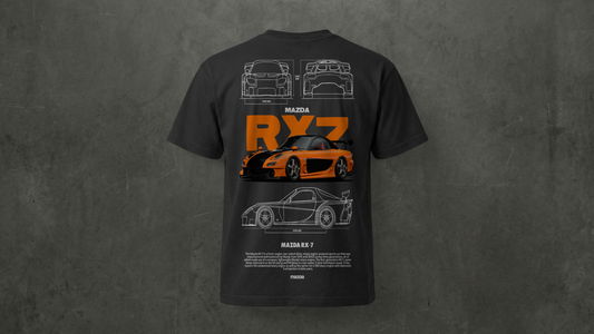 Camiseta de manga corta-Mazda RX-7 (Fast & Furious)