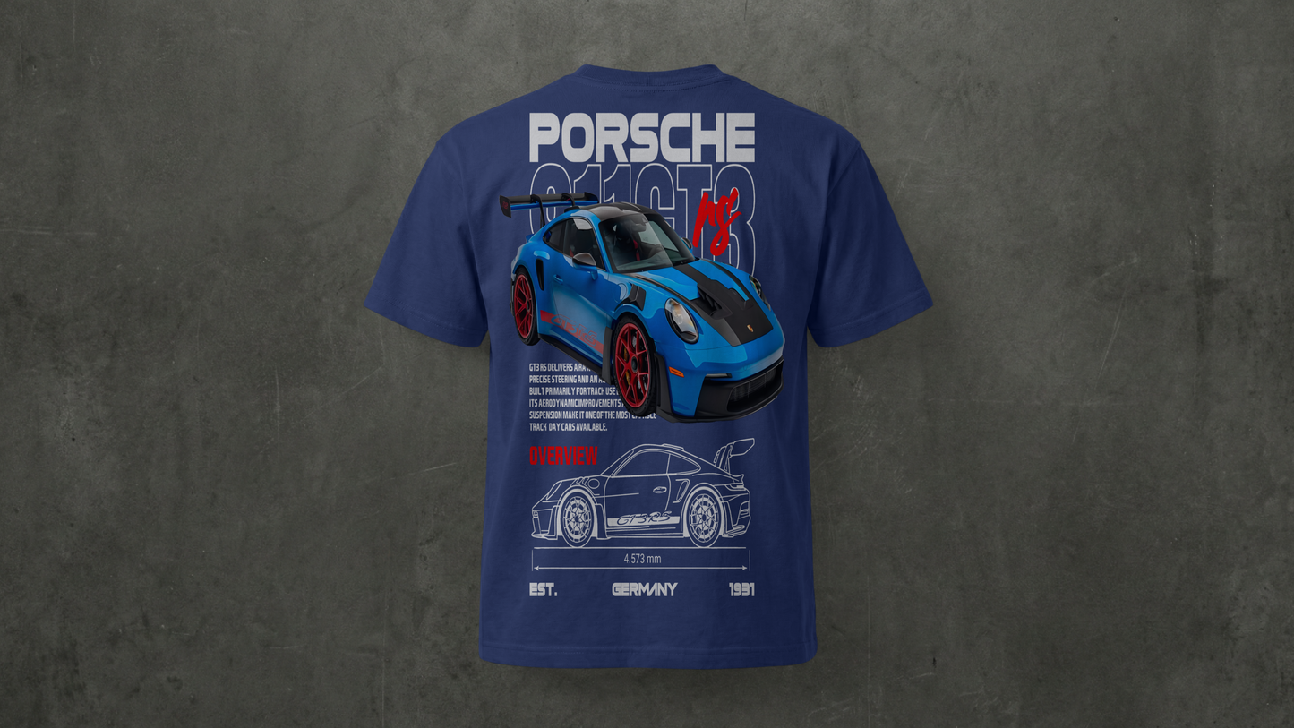Camiseta Porche 911 GT3– Pasión por la velocidad y el diseño
