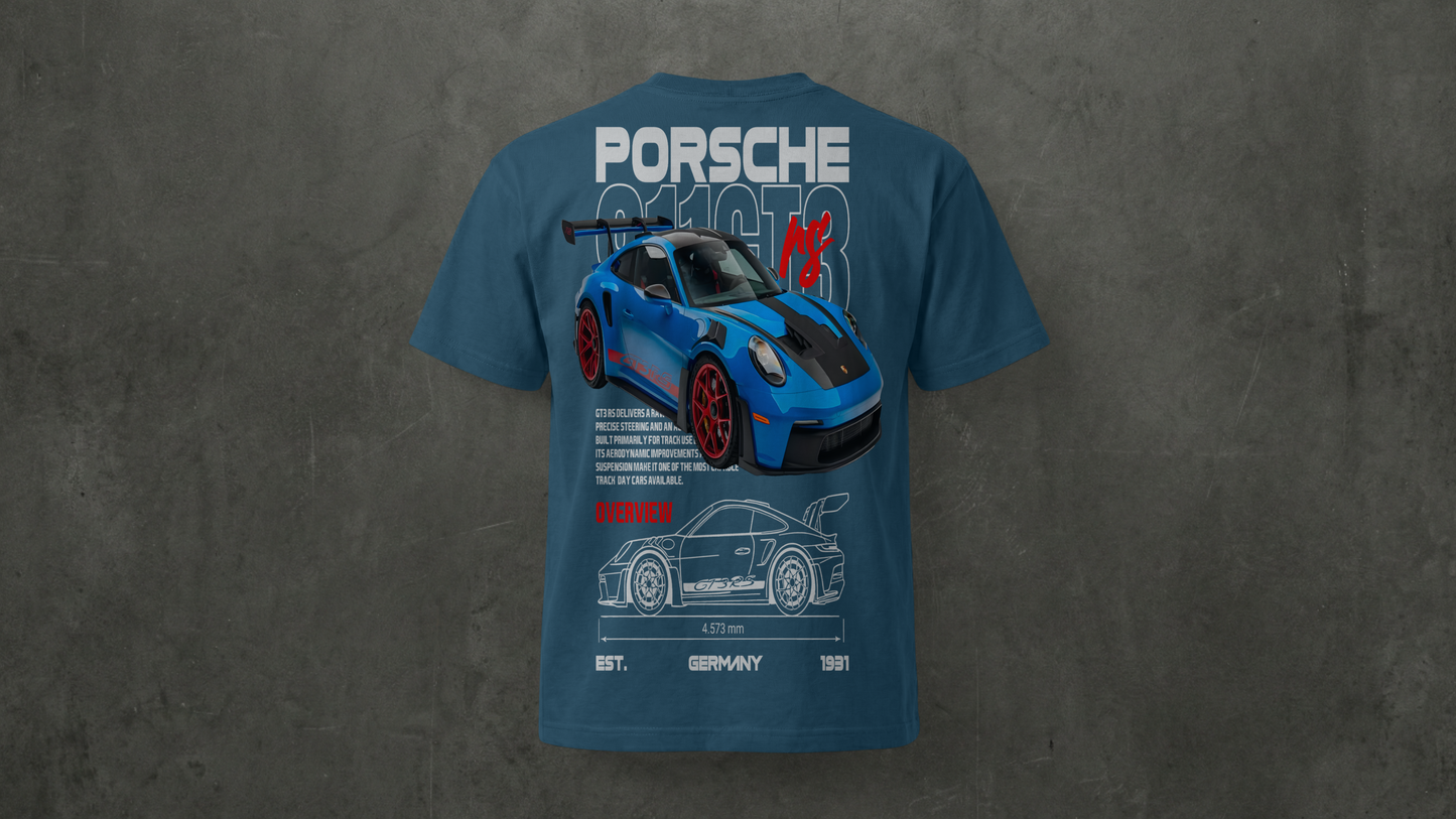 Camiseta Porche 911 GT3– Pasión por la velocidad y el diseño