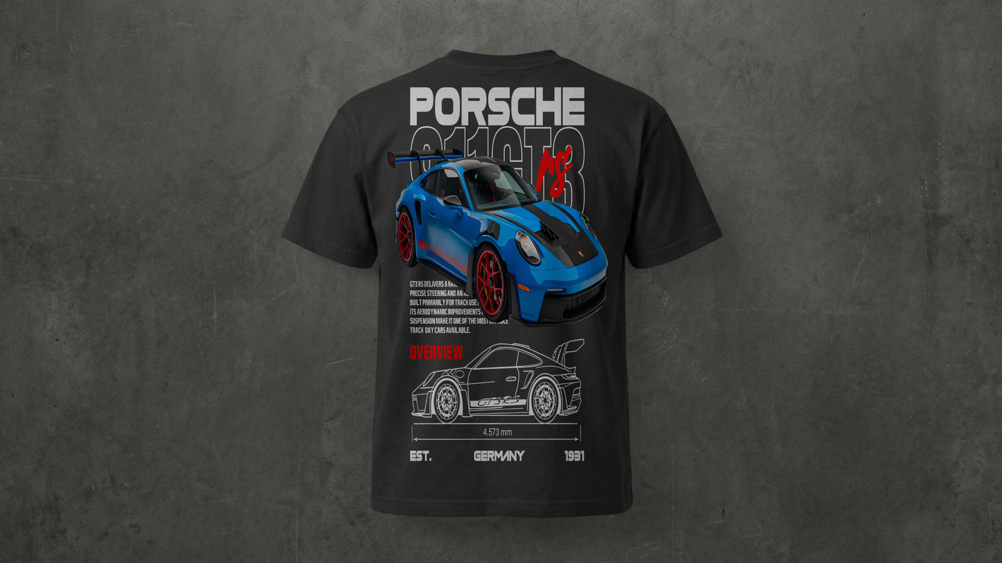 Camiseta Porche 911 GT3– Pasión por la velocidad y el diseño