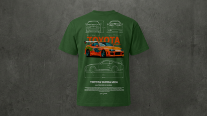 Camiseta de manga corta-Toyota Supra MK4