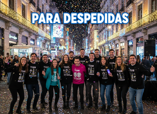 Camisetas para Despedidas de Soltero y Soltera - Personalización DTF